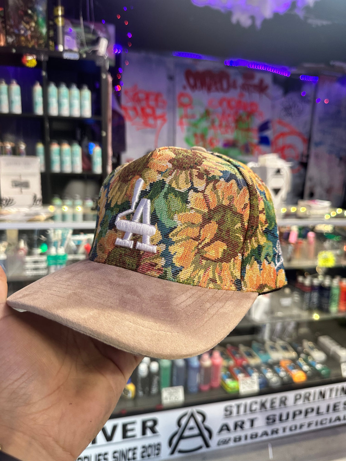 FLORAL TAPESTRY LA SNAPBACK