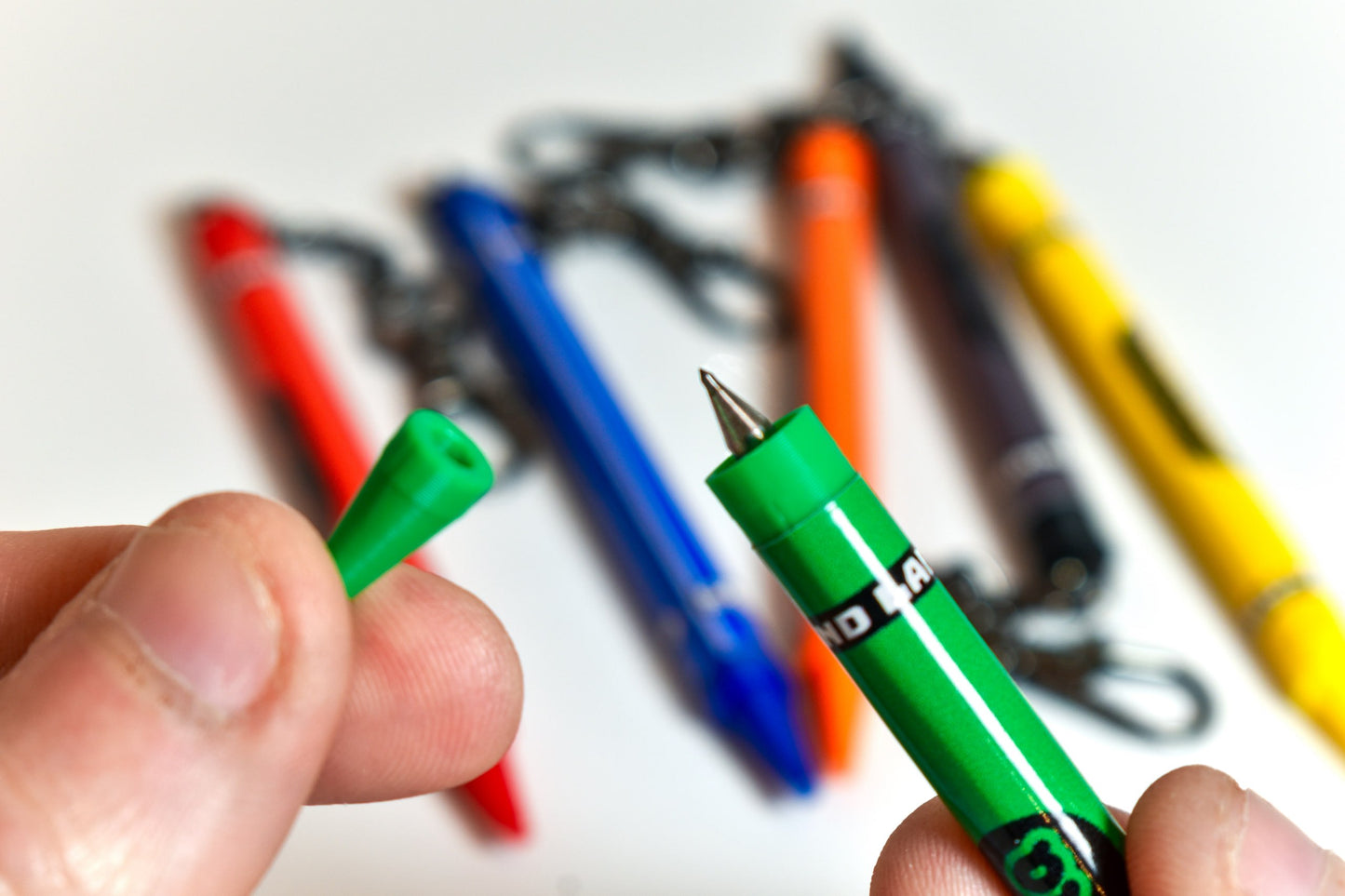 Crayon key chain scribe