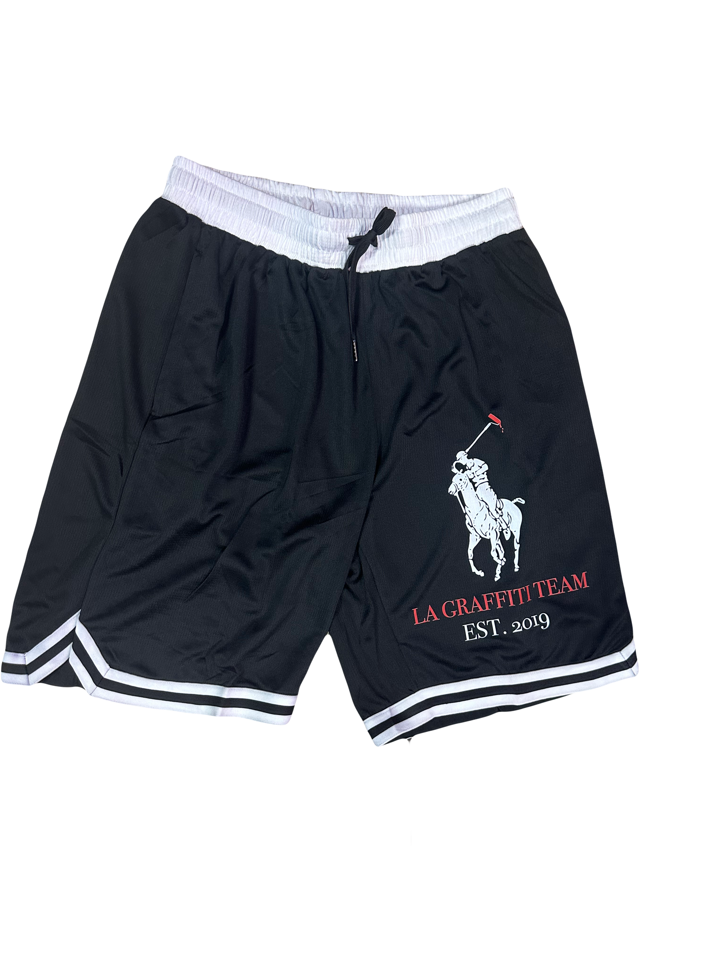 La Graffiti team horse shorts