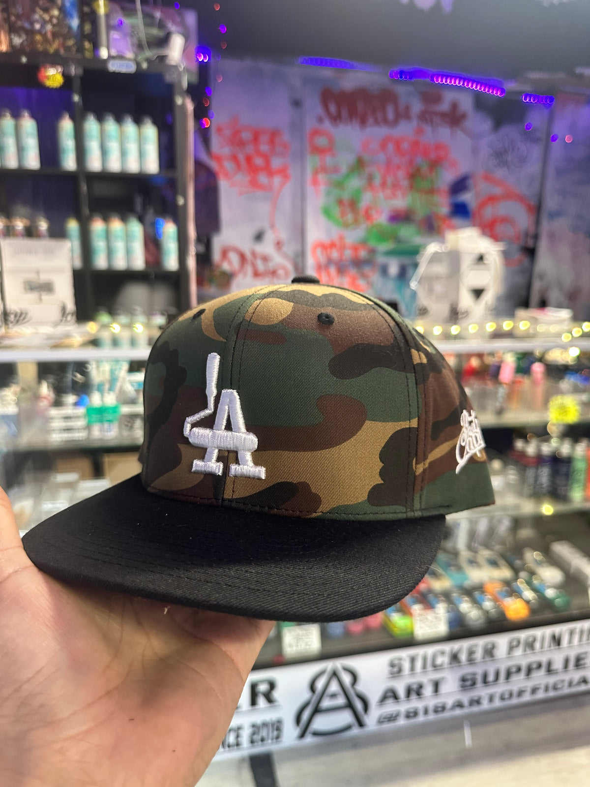 CLASSIC CAMO LA SNAPBACK