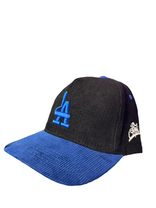 PHAT CAP HAT BLACK N BLUE