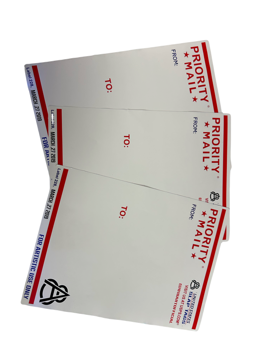 GIANT PRIORITY MAIL STICKER