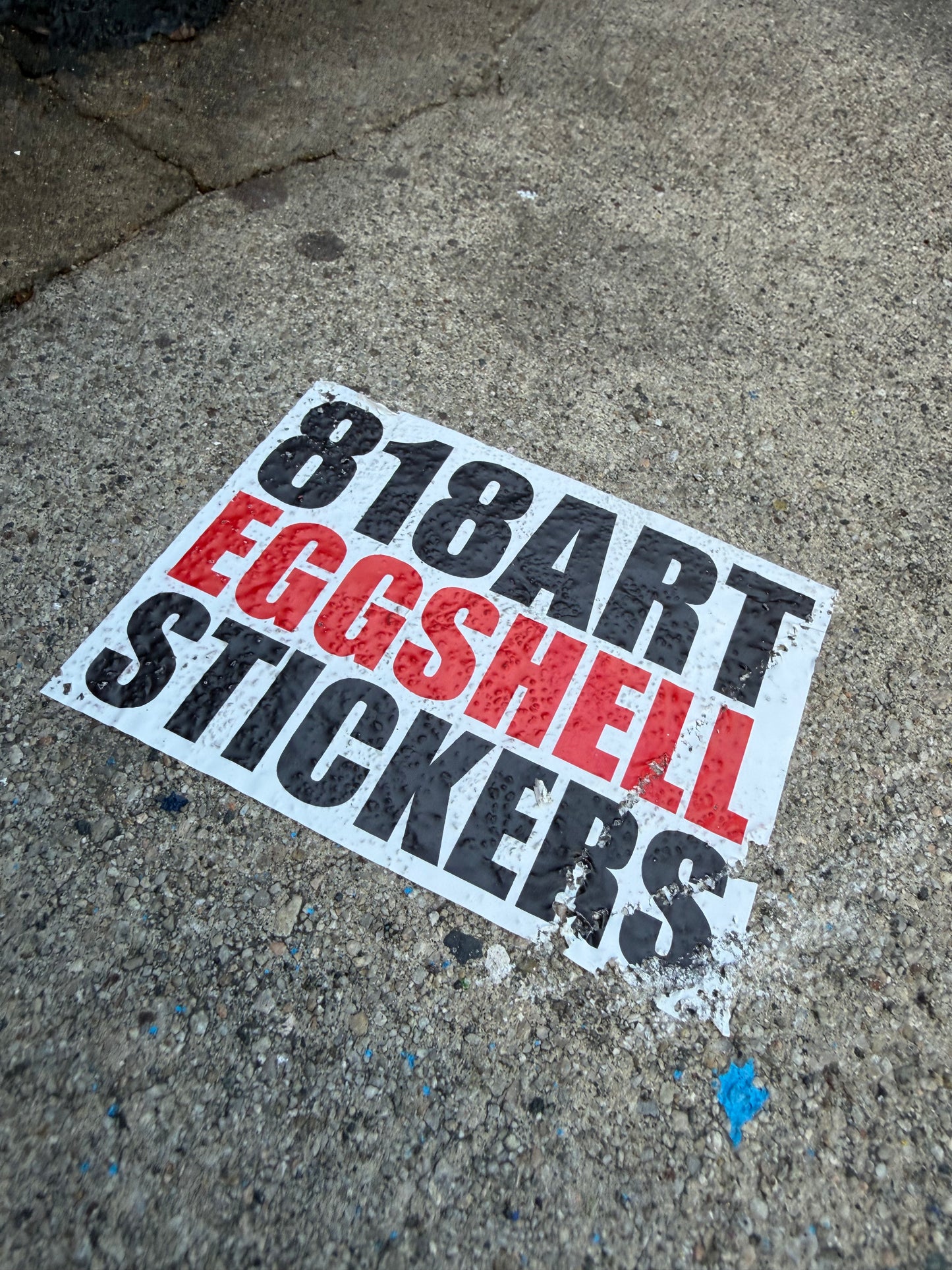 egg shell stickers 3x3