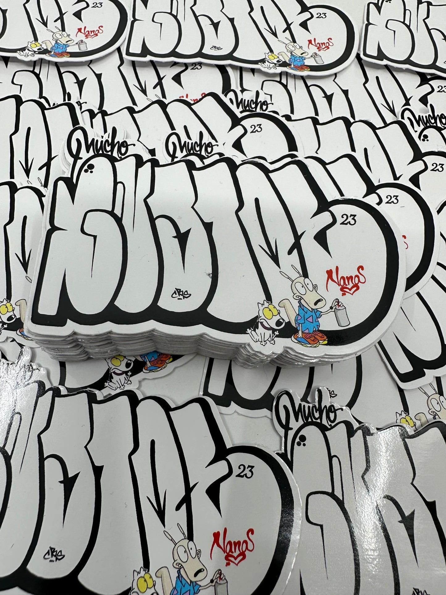Die cut stickers