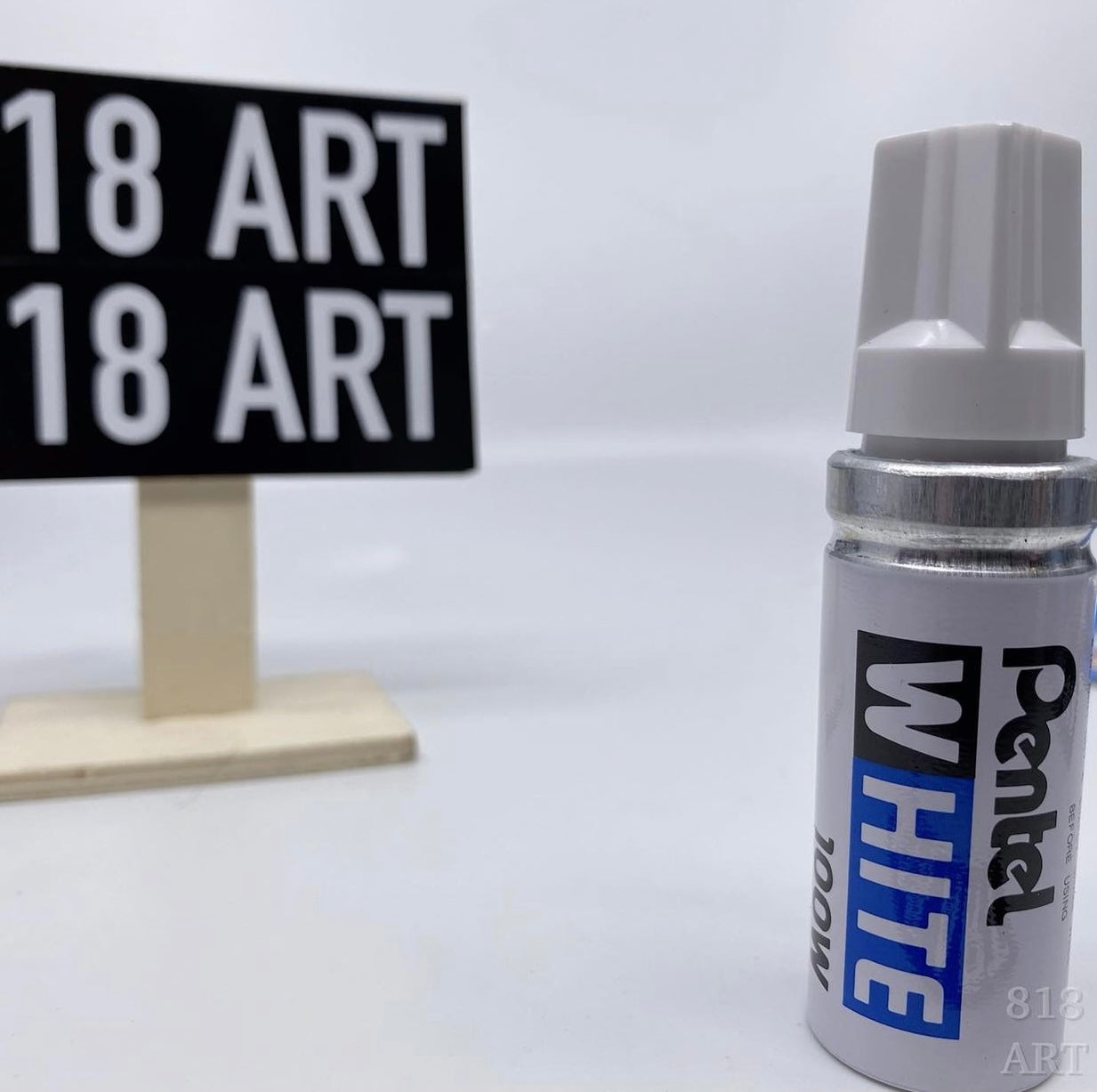 Pentel 100WS White Fine Point Permanent Marker