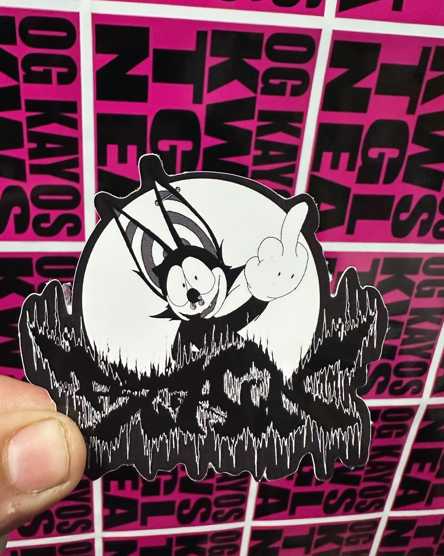 Die cut stickers