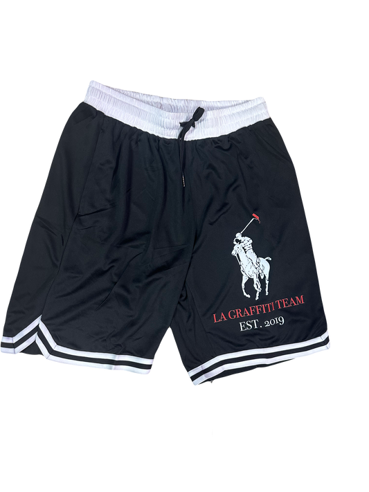 La Graffiti team horse shorts