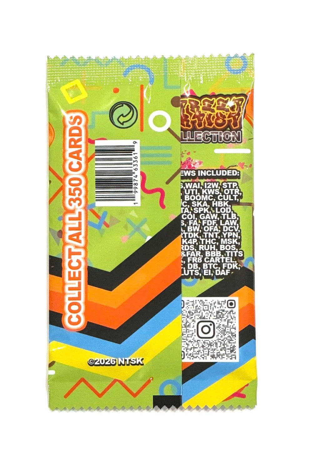 Street Artist Collection Trading Cards - DROP 2 (1 pack of 10 cards)