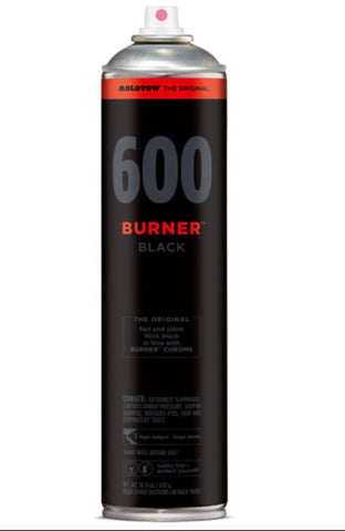 600 Burner black