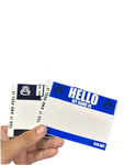 818 ART HELLO MY NAME IS STICKERS