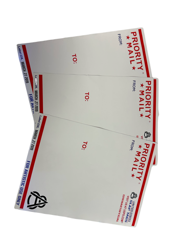 GIANT PRIORITY MAIL STICKER