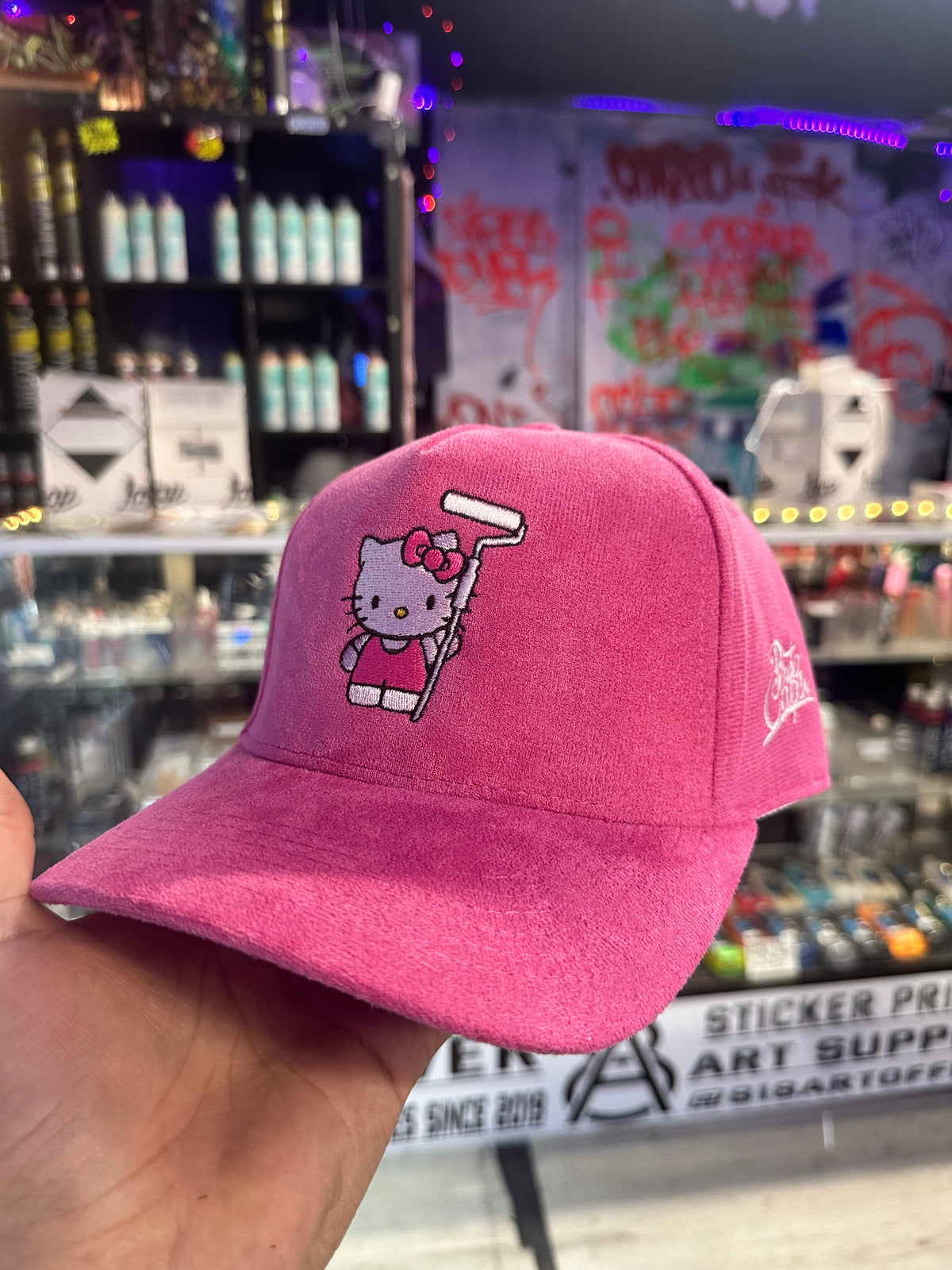 PINK HELLO KITTY CLEANER SNAPBACK