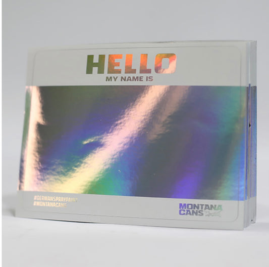 Montana HELLO Hologram Eggshell Sticker Pack