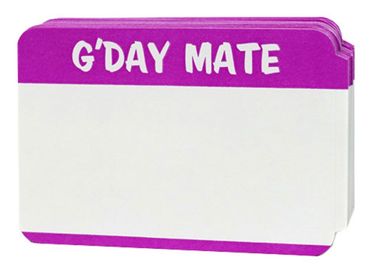 GDAY MATE International Blank Stickers
