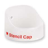 Stencil Cap for Spray Paint Can