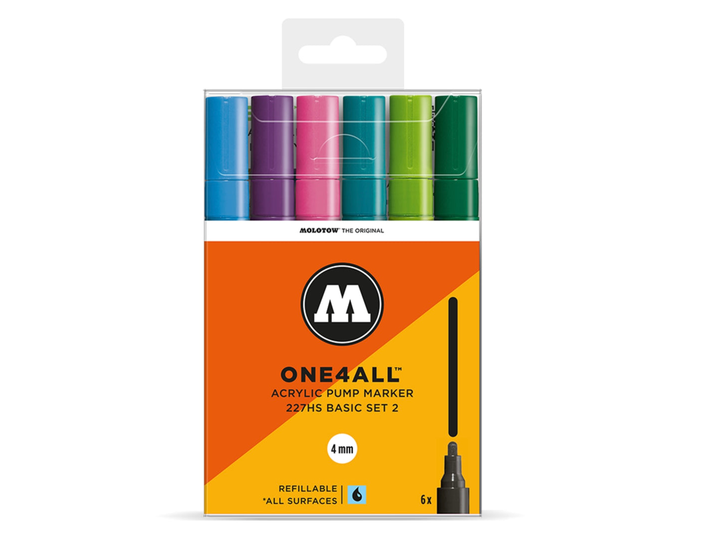 Molotow 227HS (6 Markers Kit) - Basic kit set 2