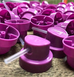 Purple needle cap