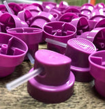 Purple needle cap