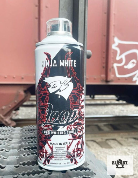 LOOP X JABER X  LIMITED EDITION SPRAY CAN "NINJA WHITE"